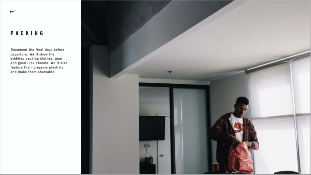 Pitch for Nike Sportswear